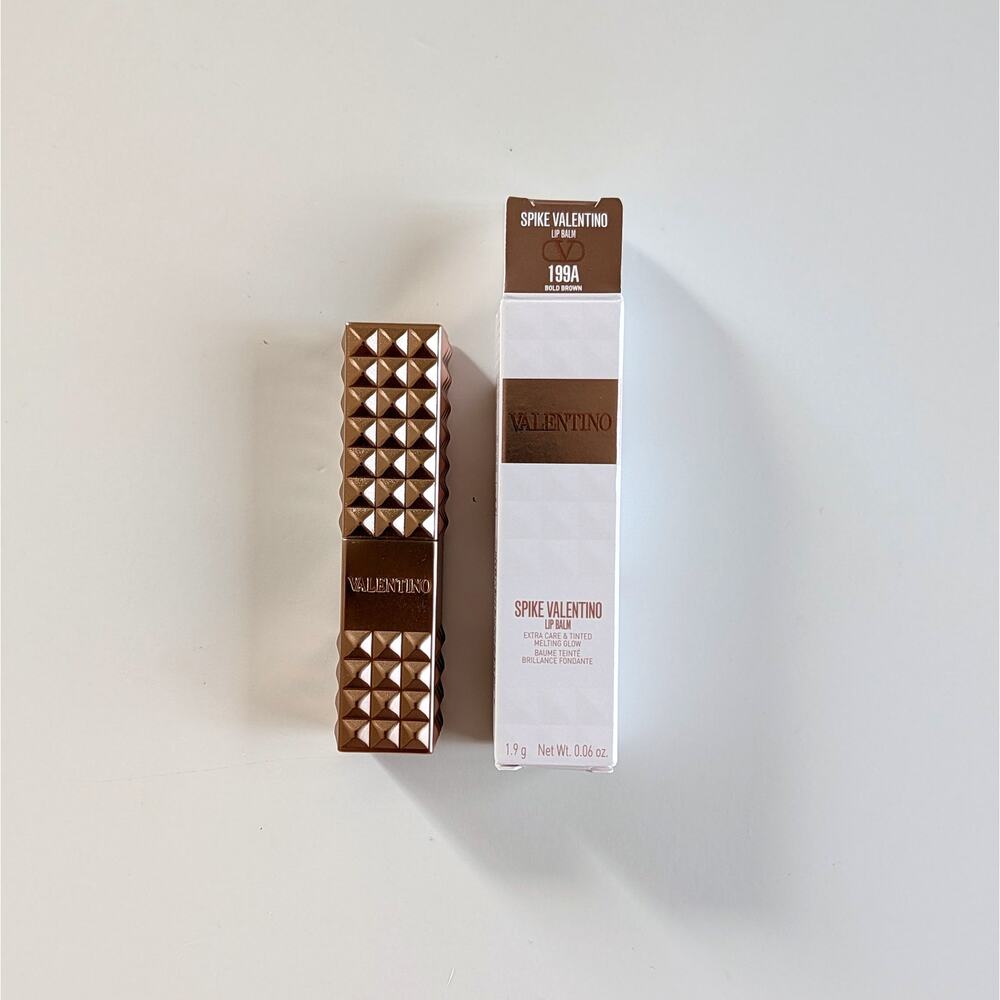 Valentino Beauty Spike Valentino Lip Balm 199A Bold Brown 0.06 oz (full size)